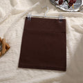 The "Aura Tailored" Knitted Mini Skirt – High-Waisted Slimming Office & Business Wear