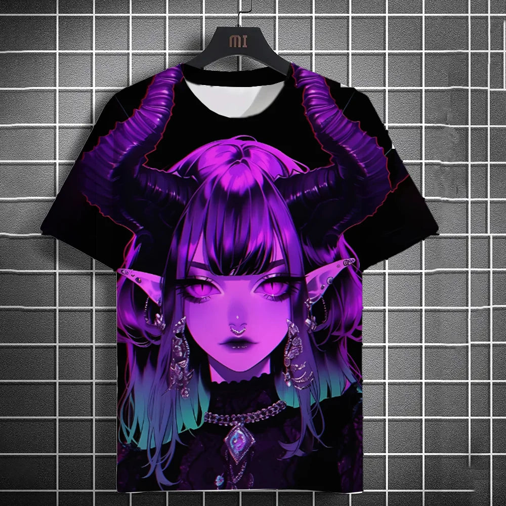 Ronin Anime Graphic Tee – 3D Printed Modern Urban Streetwear