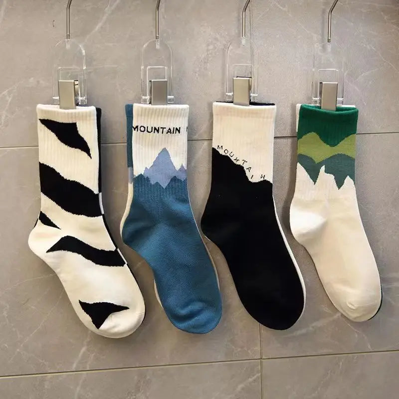 AeroStride™ Athletic Socks (4-Pack) – Unisex Breathable Running & Fitness Socks