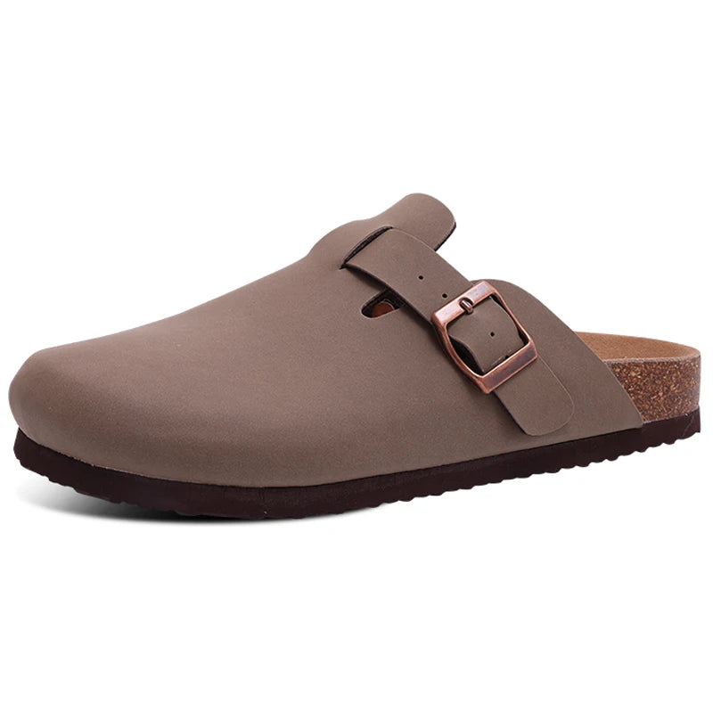 Unisex Premium Suede Cork Clogs with Orthopedic Arch Support