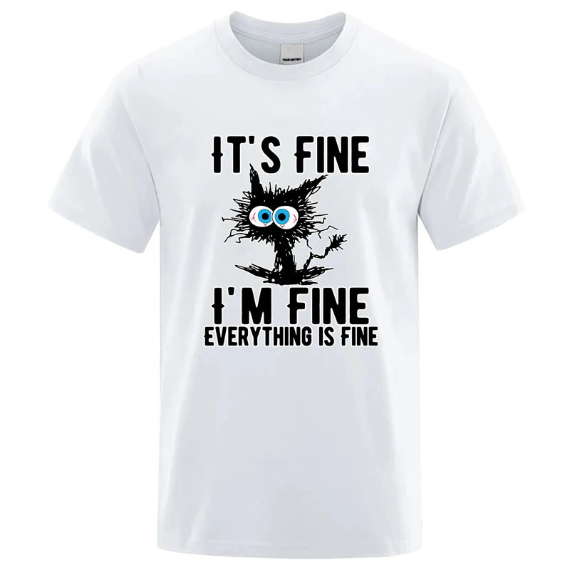 Urban Nomad Cat Tee – Premium Cotton Blend Streetwear T-Shirt