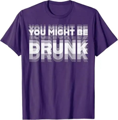 The "AeroGlow Drunk Logic" Graphic Tee – Funny Drinking Humor Summer Top