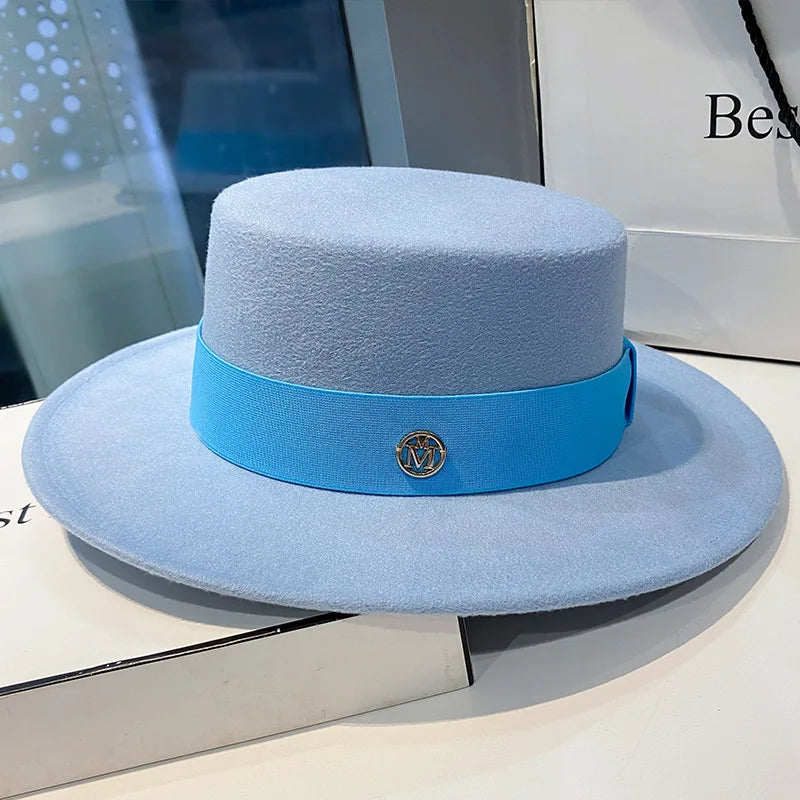 The "Manhattan" Premium Fedora – Elegant Jazz Style Felt Hat