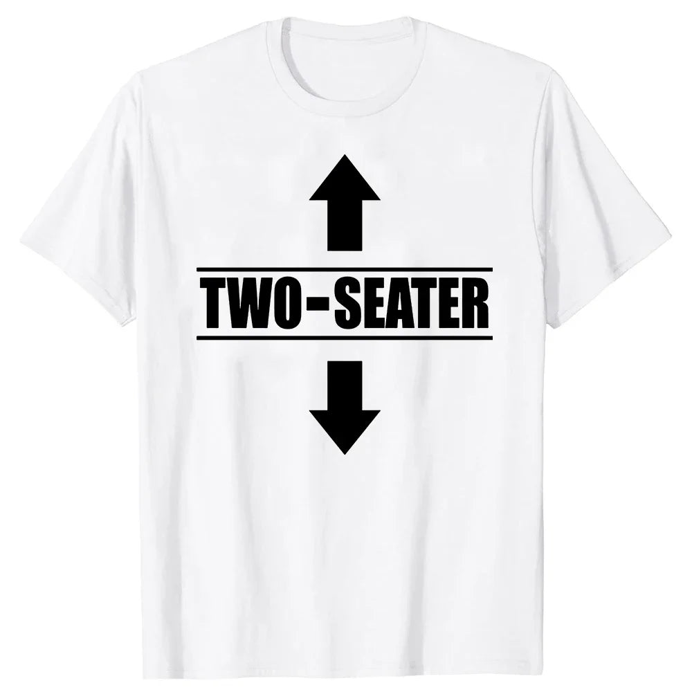 The "Two Seater" Graphic Tee – Premium Cotton Adult Humor T-Shirt