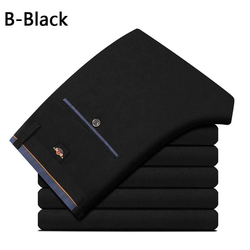 AeroStyle Lightweight Elastic Formal Trousers