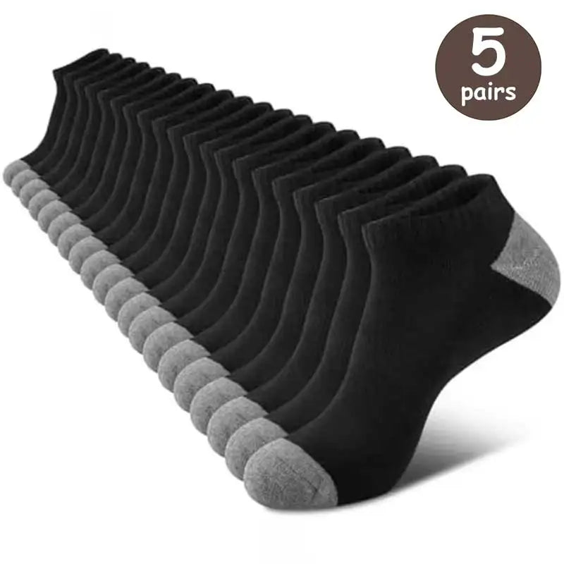 AeroBreath™ Daily Ankle Socks (10-Pack) – Anti-Odor Breathable Low-Cut Socks