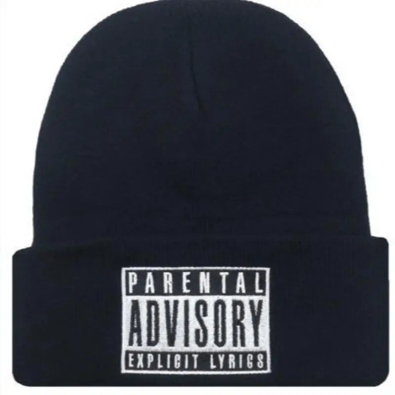 Parental Advisory Knitted Beanie - Unisex