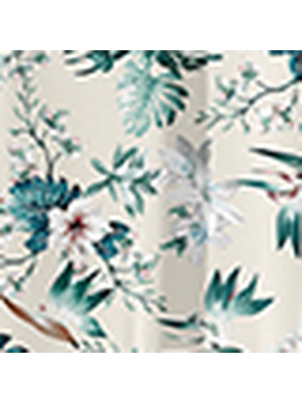 Summer Tropical Two-Piece Set - Casual Twist Top & Wide-Leg Pants