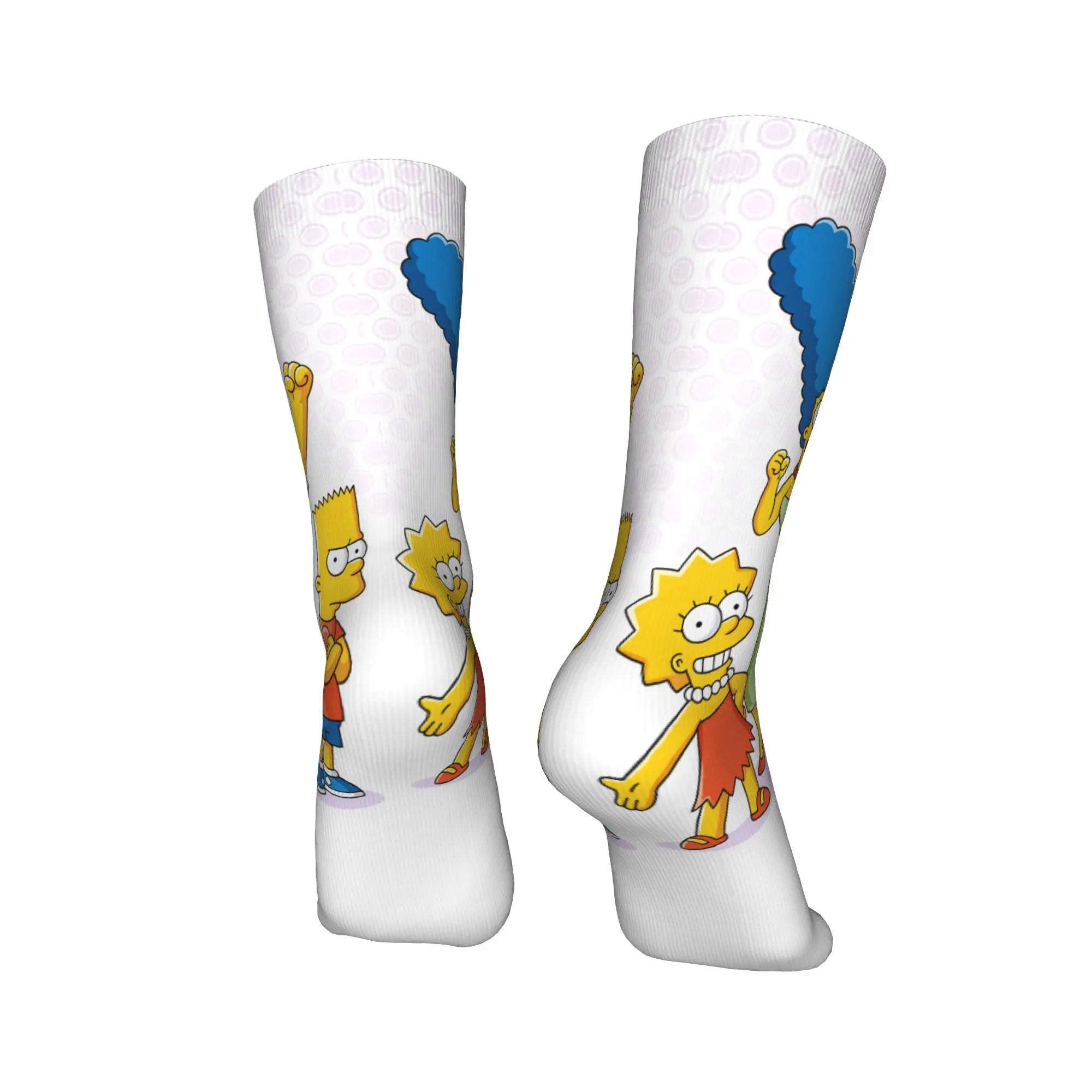 Retro Toon Anti-Slip Winter Socks – Warm Vintage Outdoor Crew Socks