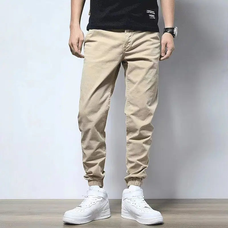 Men's Slim Fit Premium Cotton Cargo Pants