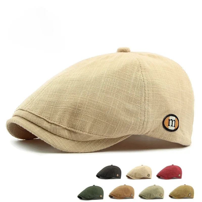 The "Birmingham" Retro Beret – Unisex British Style Casual Cap