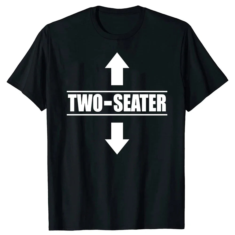 The "Two Seater" Graphic Tee – Premium Cotton Adult Humor T-Shirt