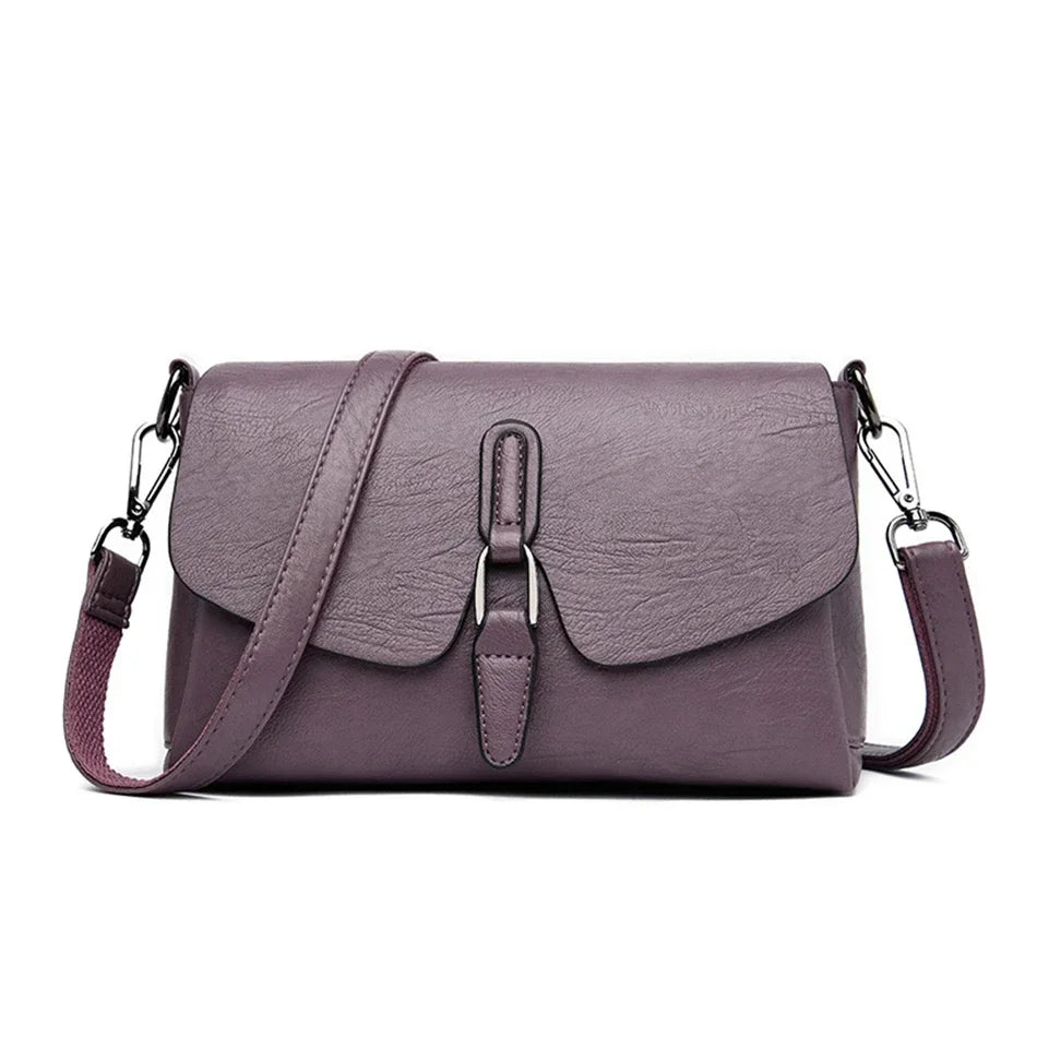 Premium Leather Crossbody - Classic Designer Style