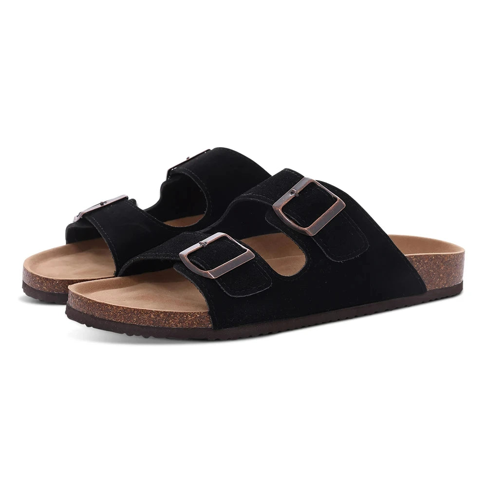 Unisex Premium Suede Cork Clogs with Orthopedic Arch Support