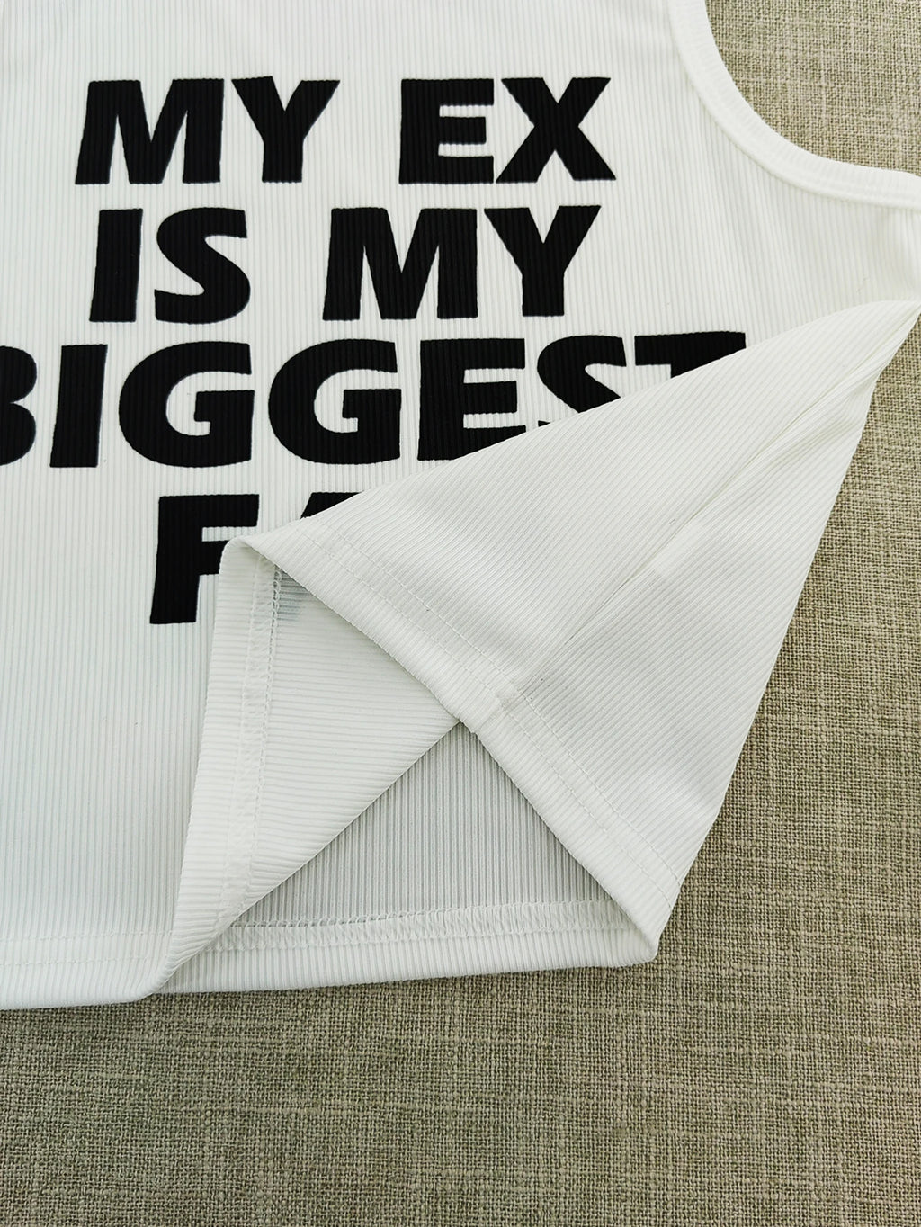 The "Aura Rebel" Y2K Graphic Tank – Grunge Punk Sleeveless Crop Top