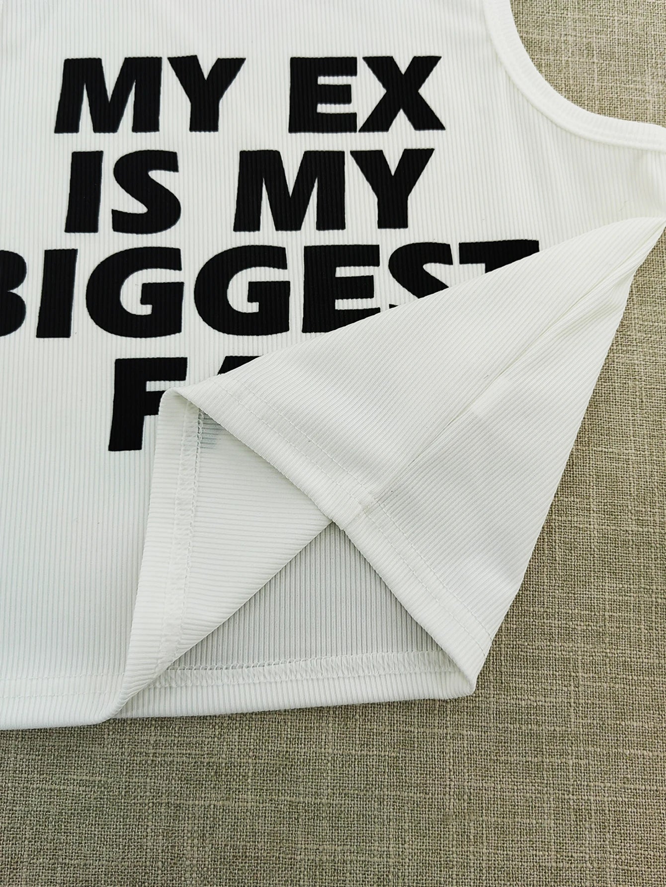 The "Aura Rebel" Y2K Graphic Tank – Grunge Punk Sleeveless Crop Top