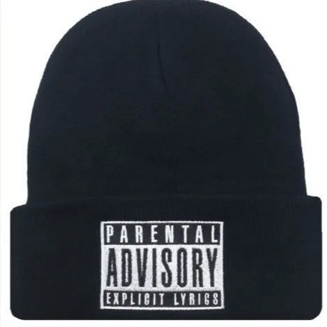 Parental Advisory Knitted Beanie - Unisex