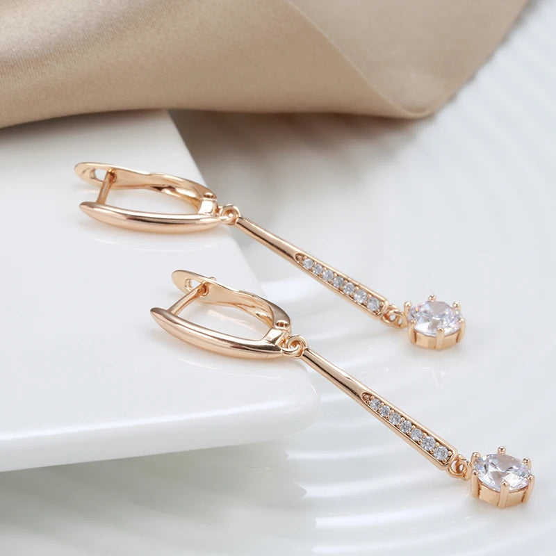 Seraphina Elegant Round Cluster Drop Earrings