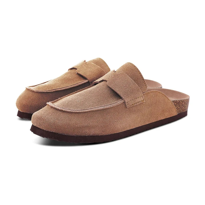 Unisex Premium Suede Cork Clogs with Orthopedic Arch Support