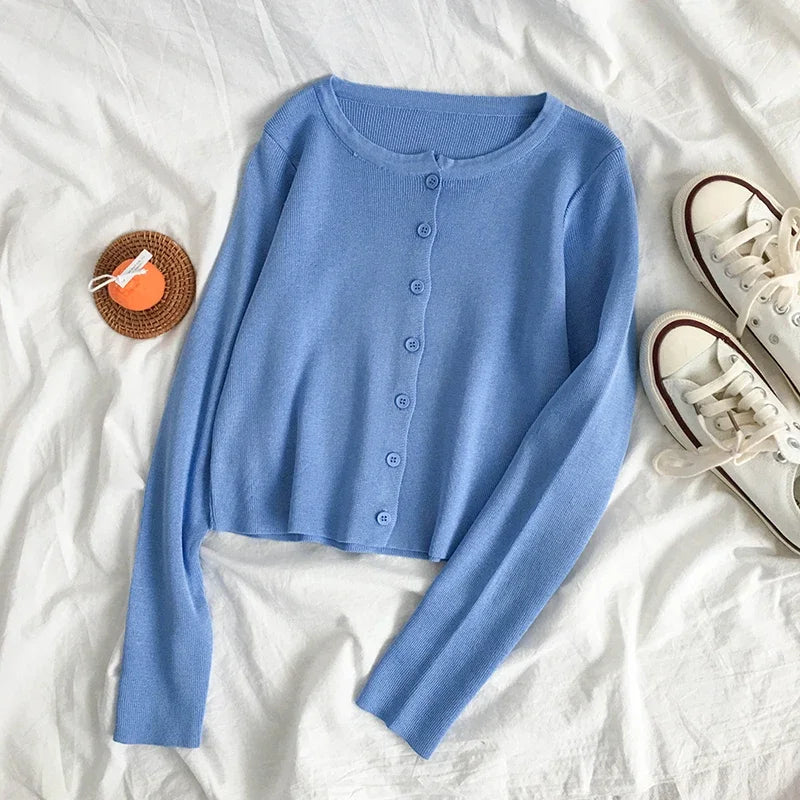 Sienna Lightweight Long-Sleeve Knit Cardigan