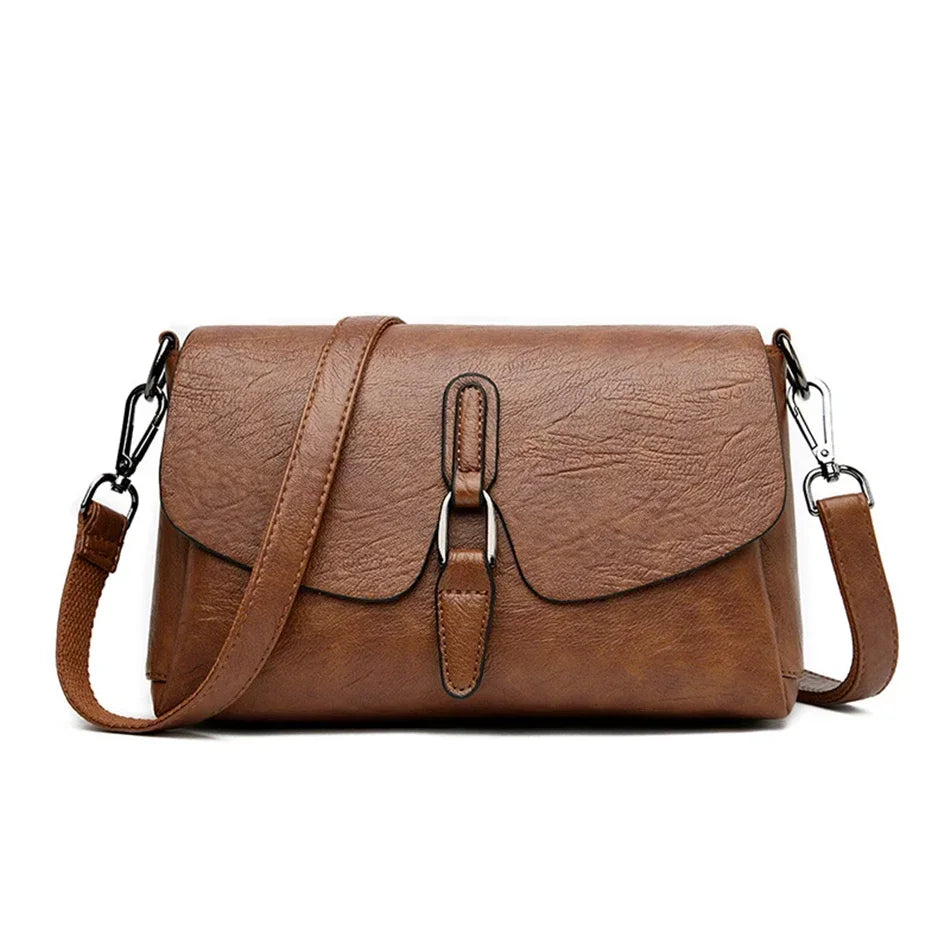 Premium Leather Crossbody - Classic Designer Style