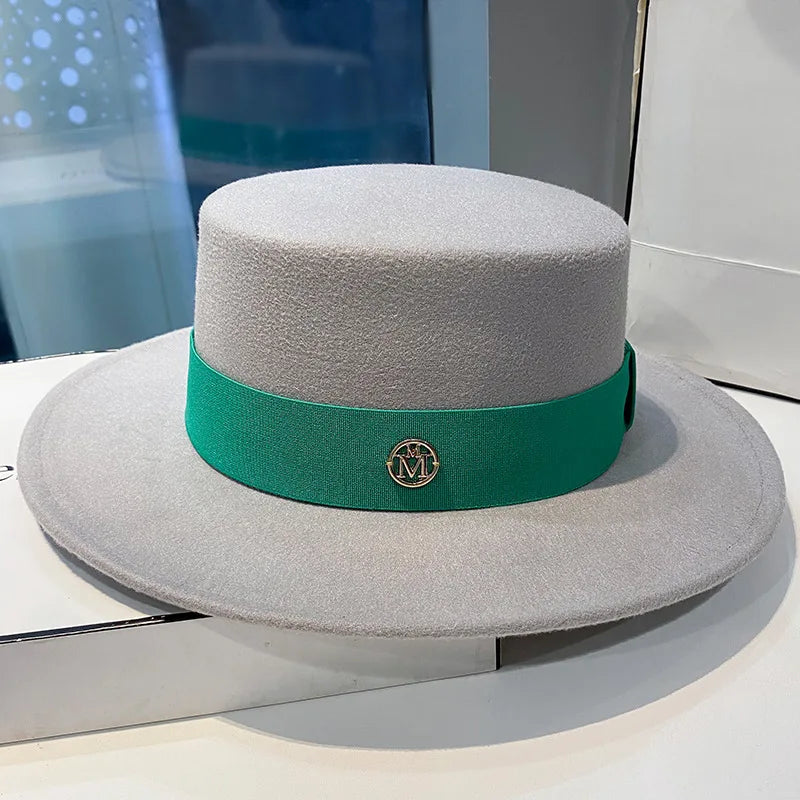 The "Manhattan" Premium Fedora – Elegant Jazz Style Felt Hat