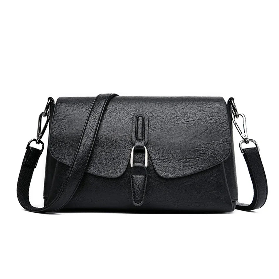 Premium Leather Crossbody - Classic Designer Style