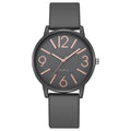 Minimalist Silicone Strap Quartz Watch