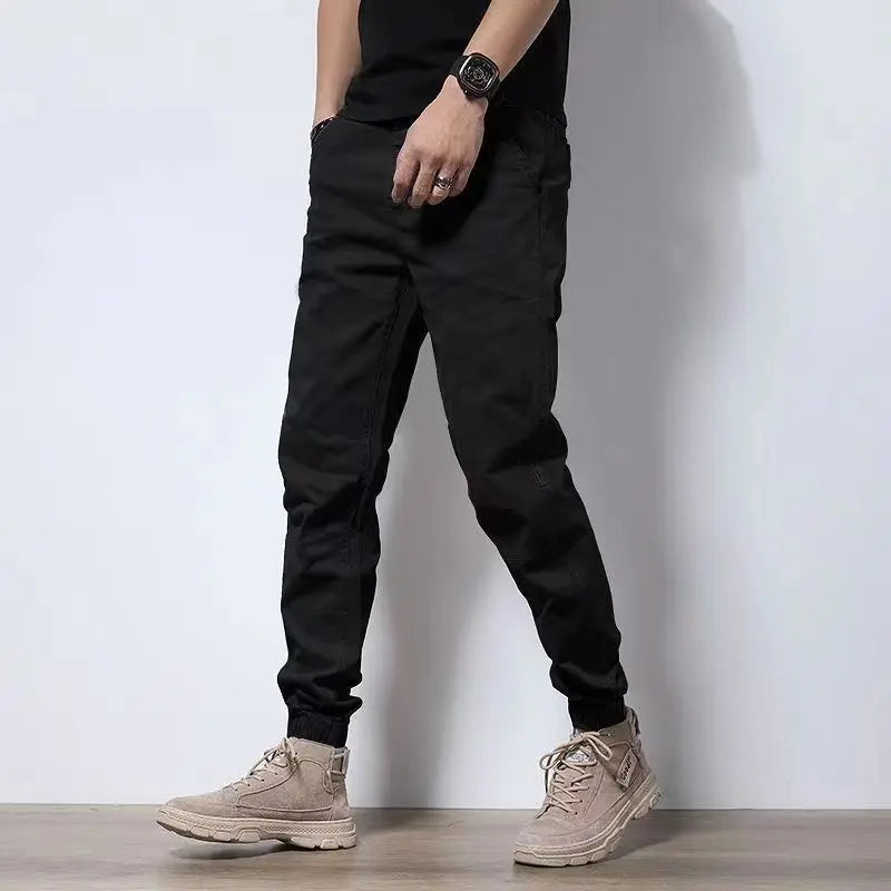 Men's Slim Fit Premium Cotton Cargo Pants