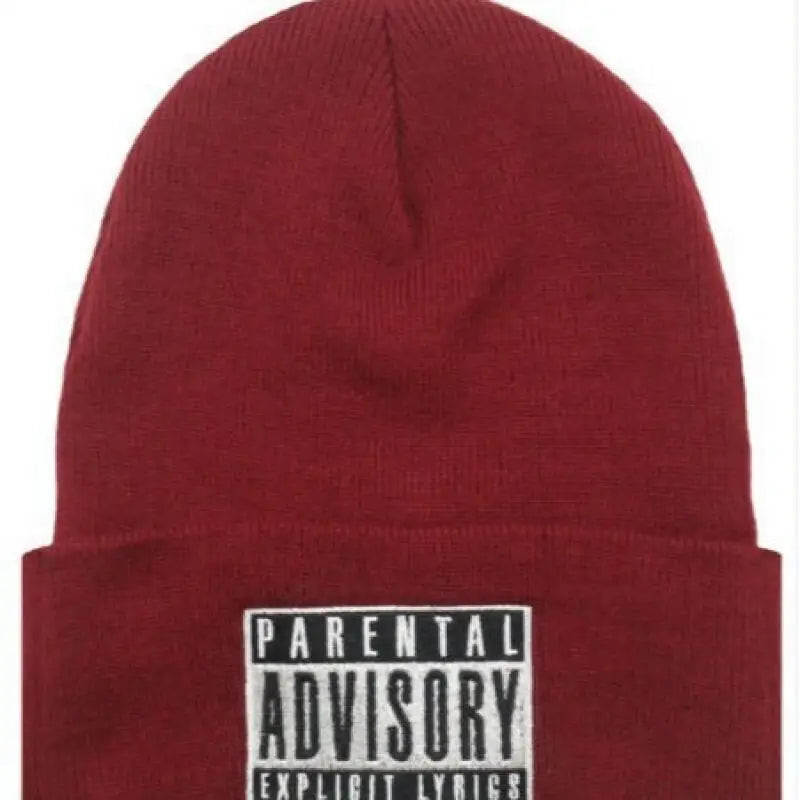Parental Advisory Knitted Beanie - Unisex