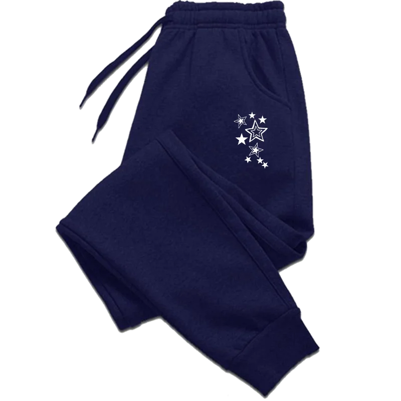 Casual Star Print Jogger Sweatpants