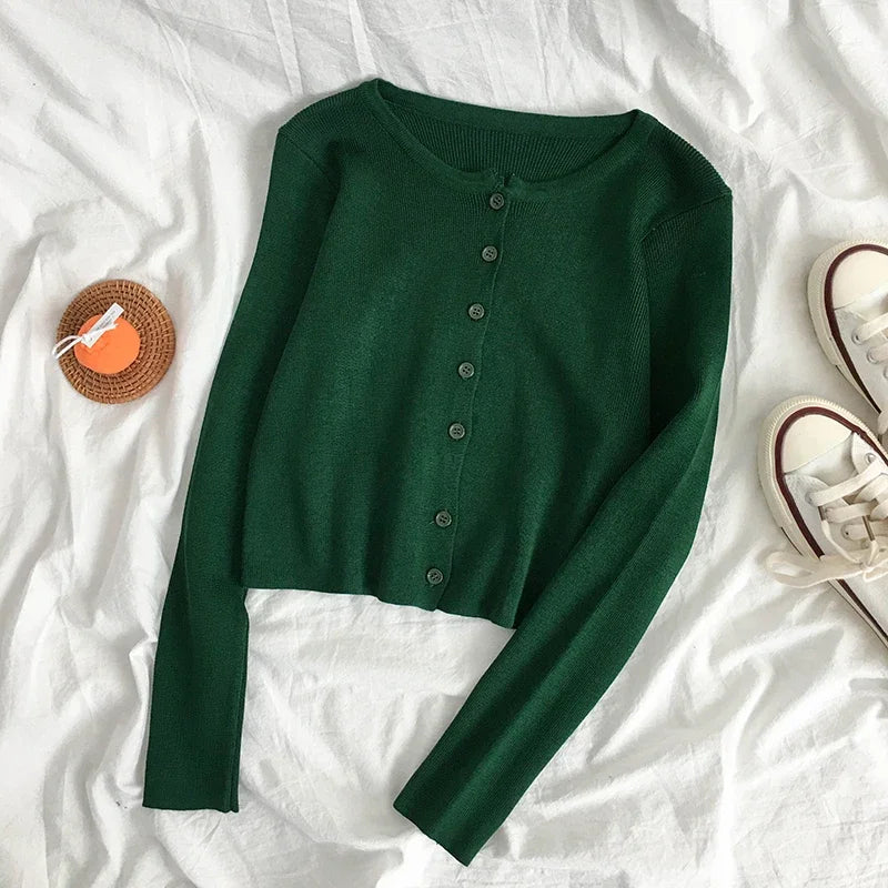Sienna Lightweight Long-Sleeve Knit Cardigan