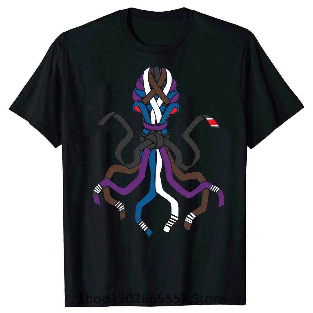The "Chokehold" Octopus Tee – Premium Cotton BJJ Graphic T-Shirt