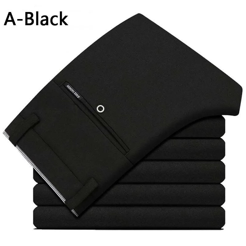 AeroStyle Lightweight Elastic Formal Trousers
