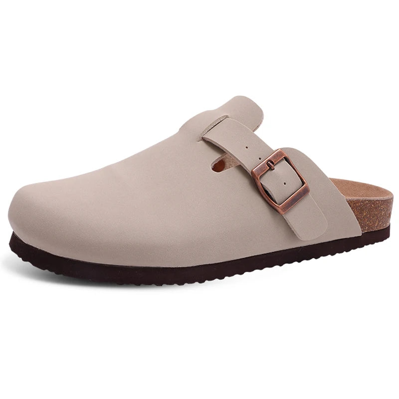 Unisex Premium Suede Cork Clogs with Orthopedic Arch Support