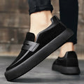 Casual Leather-Style Slip-On Loafers
