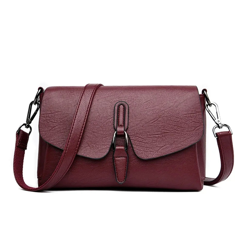 Premium Leather Crossbody - Classic Designer Style