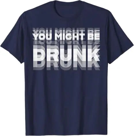 The "AeroGlow Drunk Logic" Graphic Tee – Funny Drinking Humor Summer Top