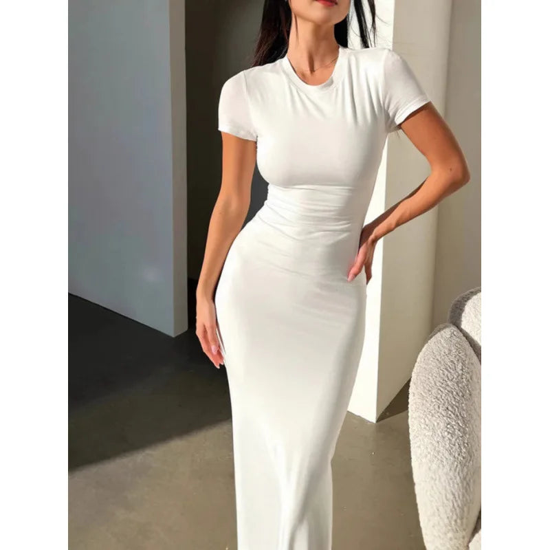 Elegant Sleeveless Bodycon Maxi Dress