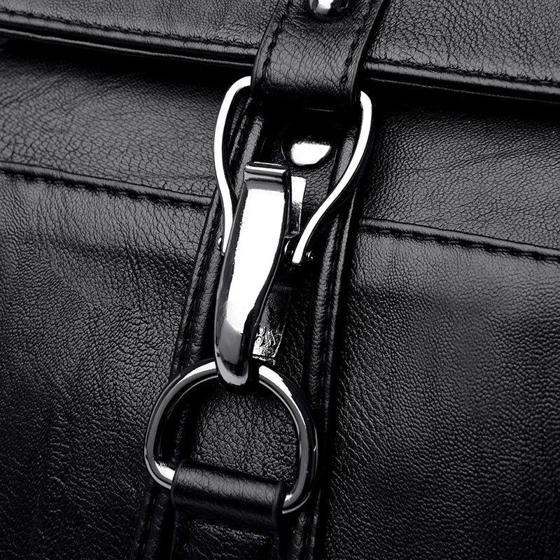 Anti-Theft Large Capacity Women's Leather Backpack - Stylish Travel & School Shoulder Bag