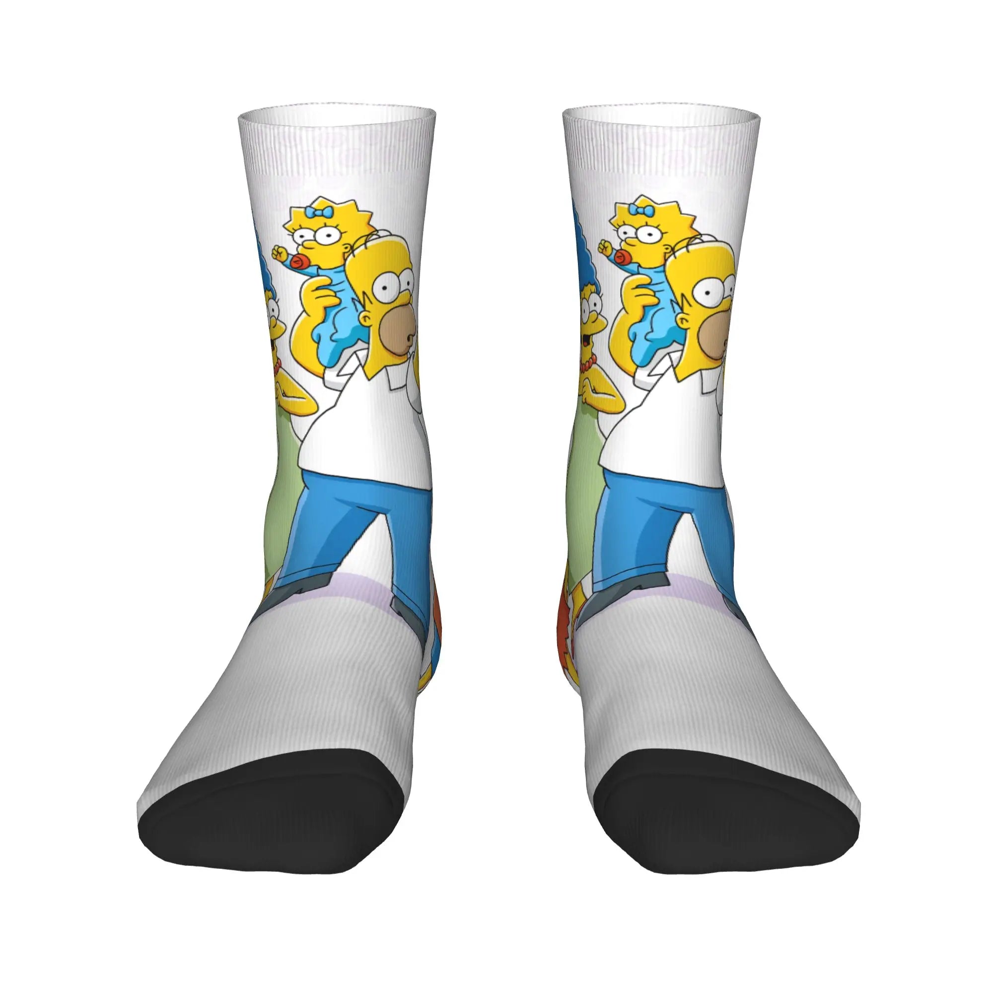 Retro Toon Anti-Slip Winter Socks – Warm Vintage Outdoor Crew Socks
