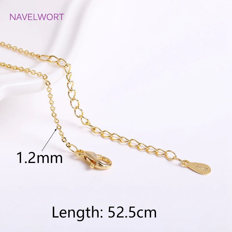 Minimalist 18K Gold Plated Chain Necklace – Delicate Everyday Essential