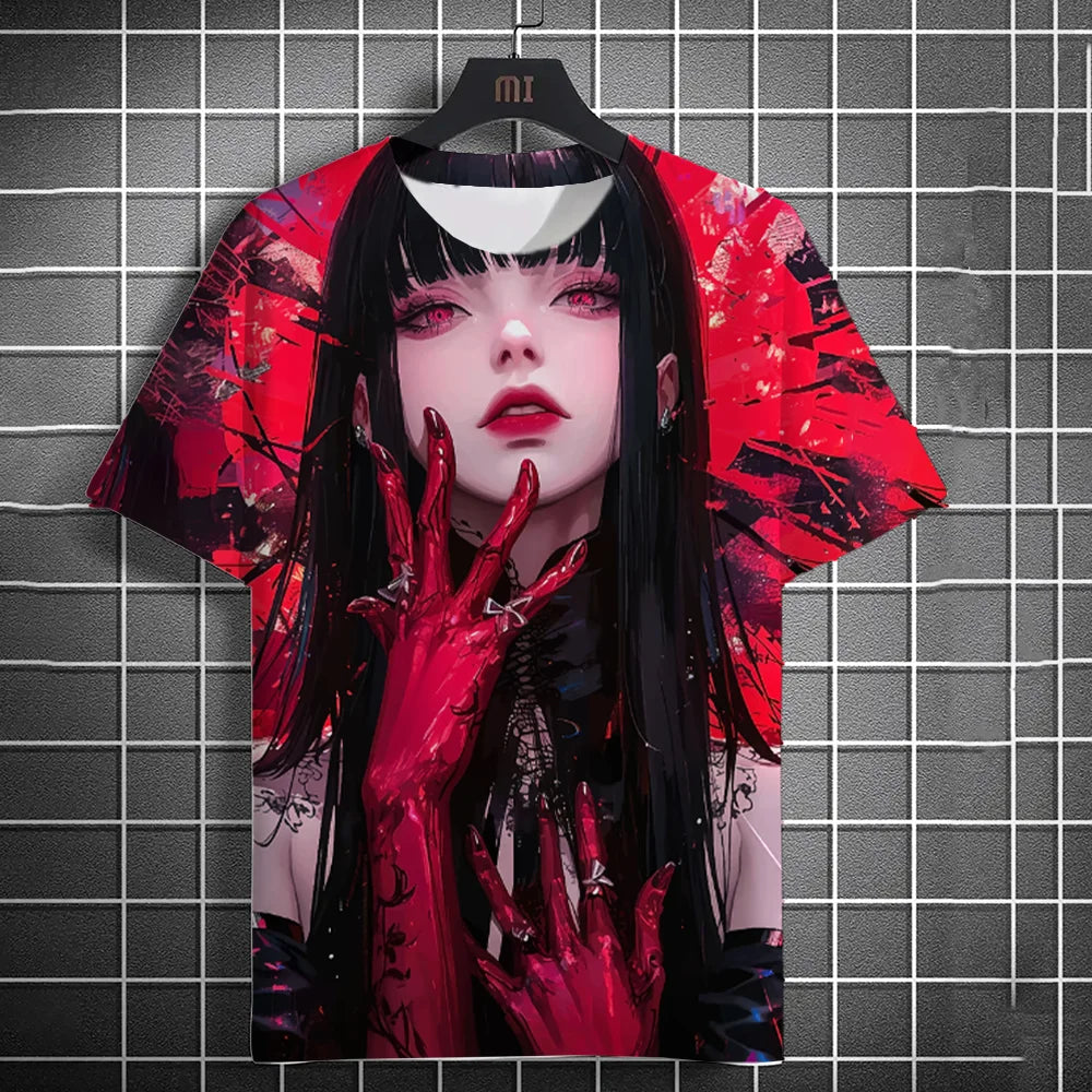 Ronin Anime Graphic Tee – 3D Printed Modern Urban Streetwear