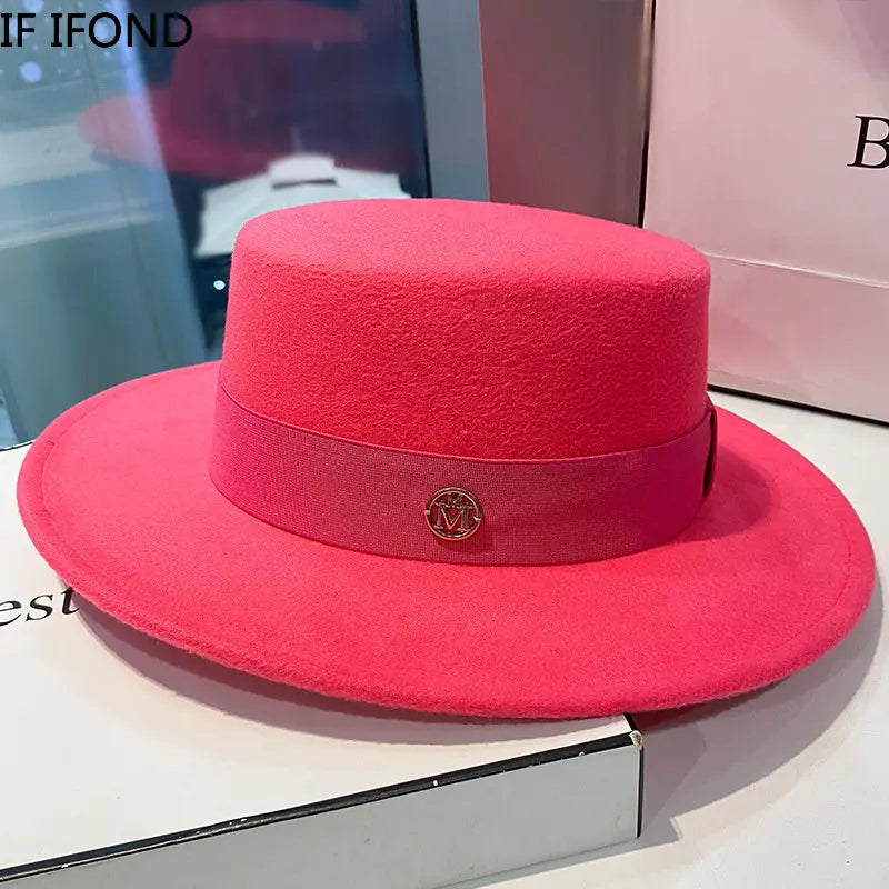 The "Manhattan" Premium Fedora – Elegant Jazz Style Felt Hat