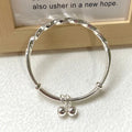 Luxury 925 Sterling Silver Adjustable Minimalist Bracelet