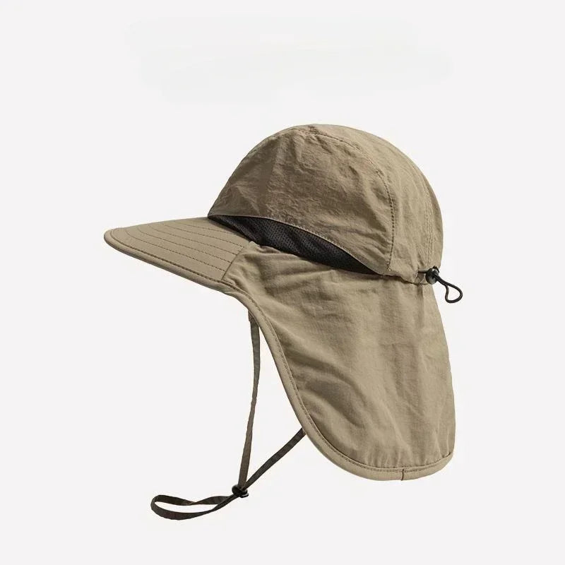 AeroShield Explorer Hat – Quick-Dry Sun Protection Bucket Hat with Neck Flap