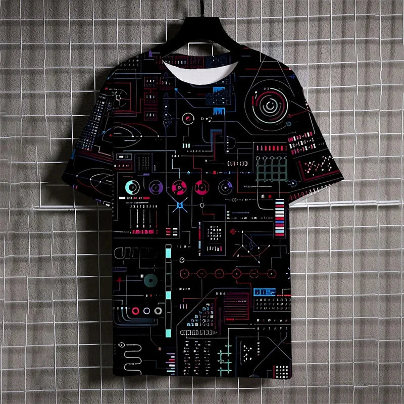 Hypothesis Math Formula Tee – 3D Printed Science Graphic T-Shirt