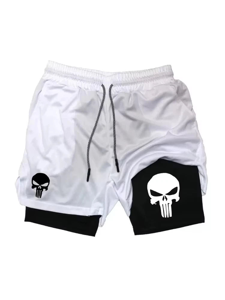 Men's 2-in-1 Performance Compression Training Shorts