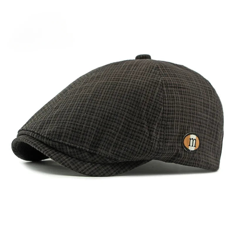 The "Birmingham" Retro Beret – Unisex British Style Casual Cap