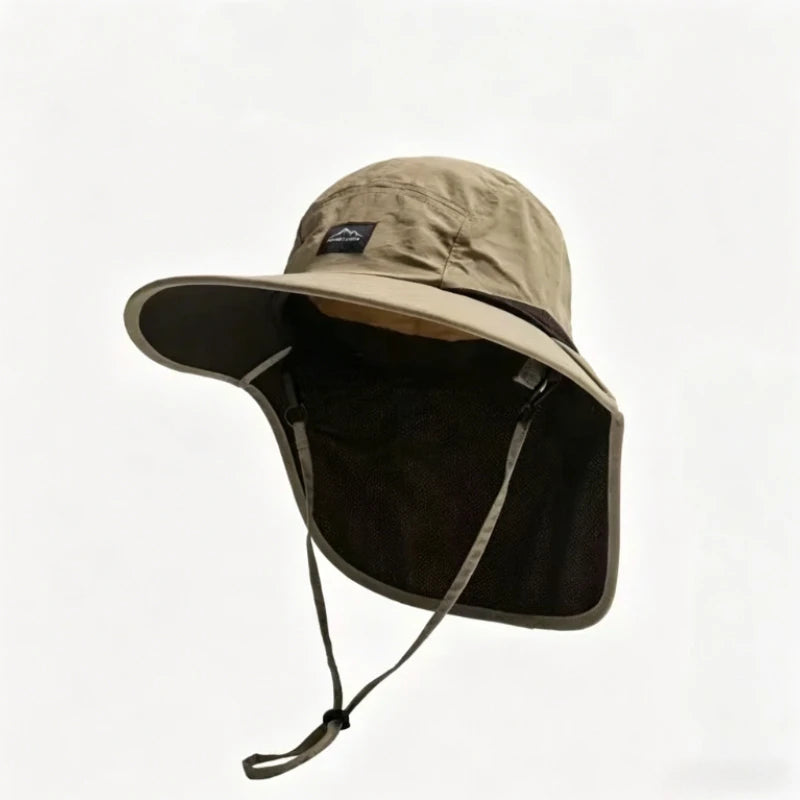 AeroShield Explorer Hat – Quick-Dry Sun Protection Bucket Hat with Neck Flap